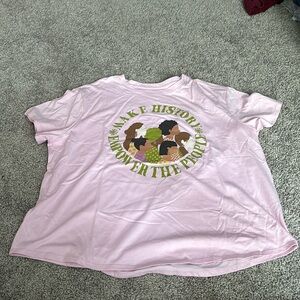 Make history and power the people shirt, Sonoma XXL relaxed graphic Tee